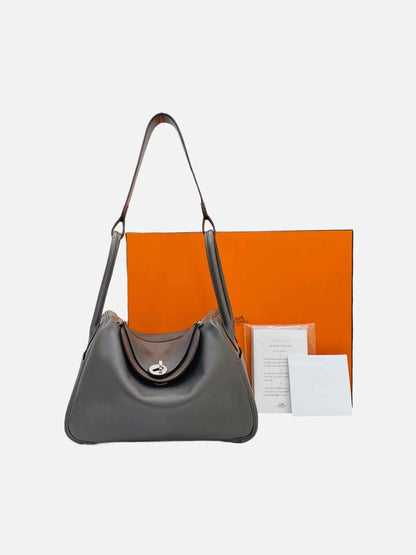 HERMES Lindy 26 Etain Shoulder Bag