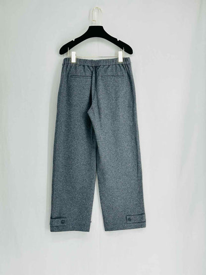 THEORY Wide Leg Grey Size Small Pants