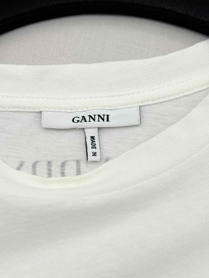 GANNI Harway Cherry White Multicolor Size Large T-shirt