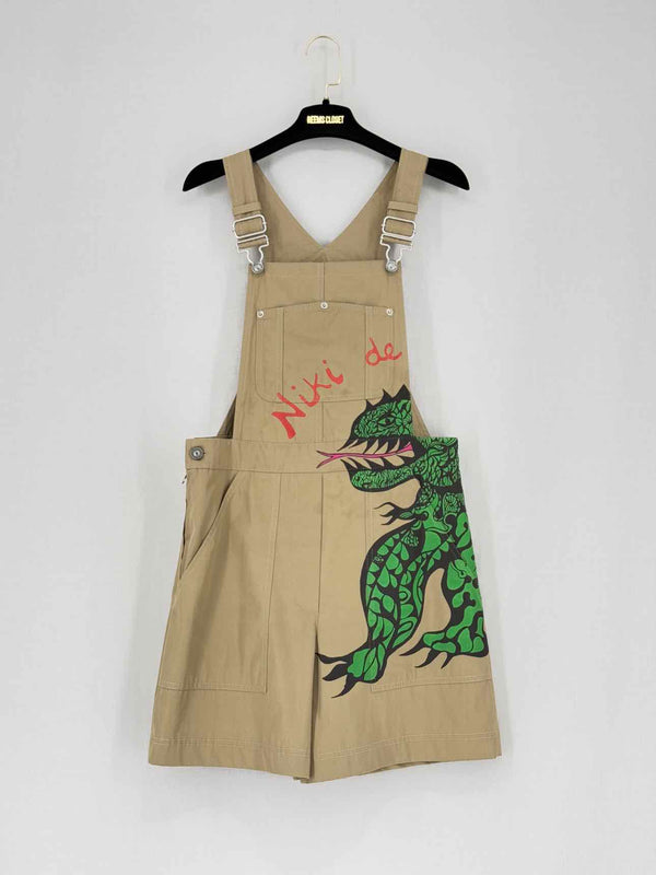CHRISTIAN DIOR Dragon Beige & Green Size US 4 Overalls