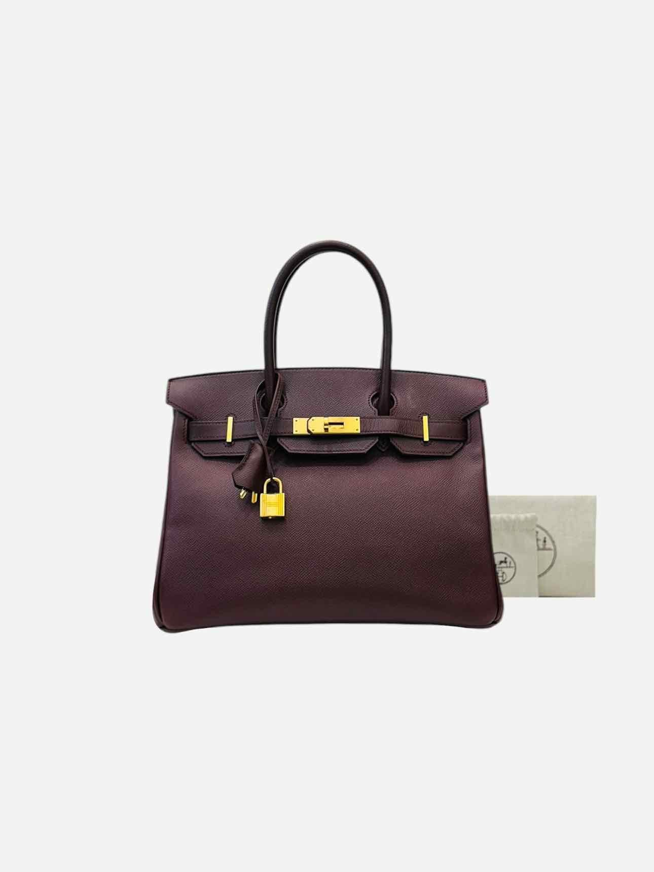 HERMES Birkin Bordeaux Top Handle