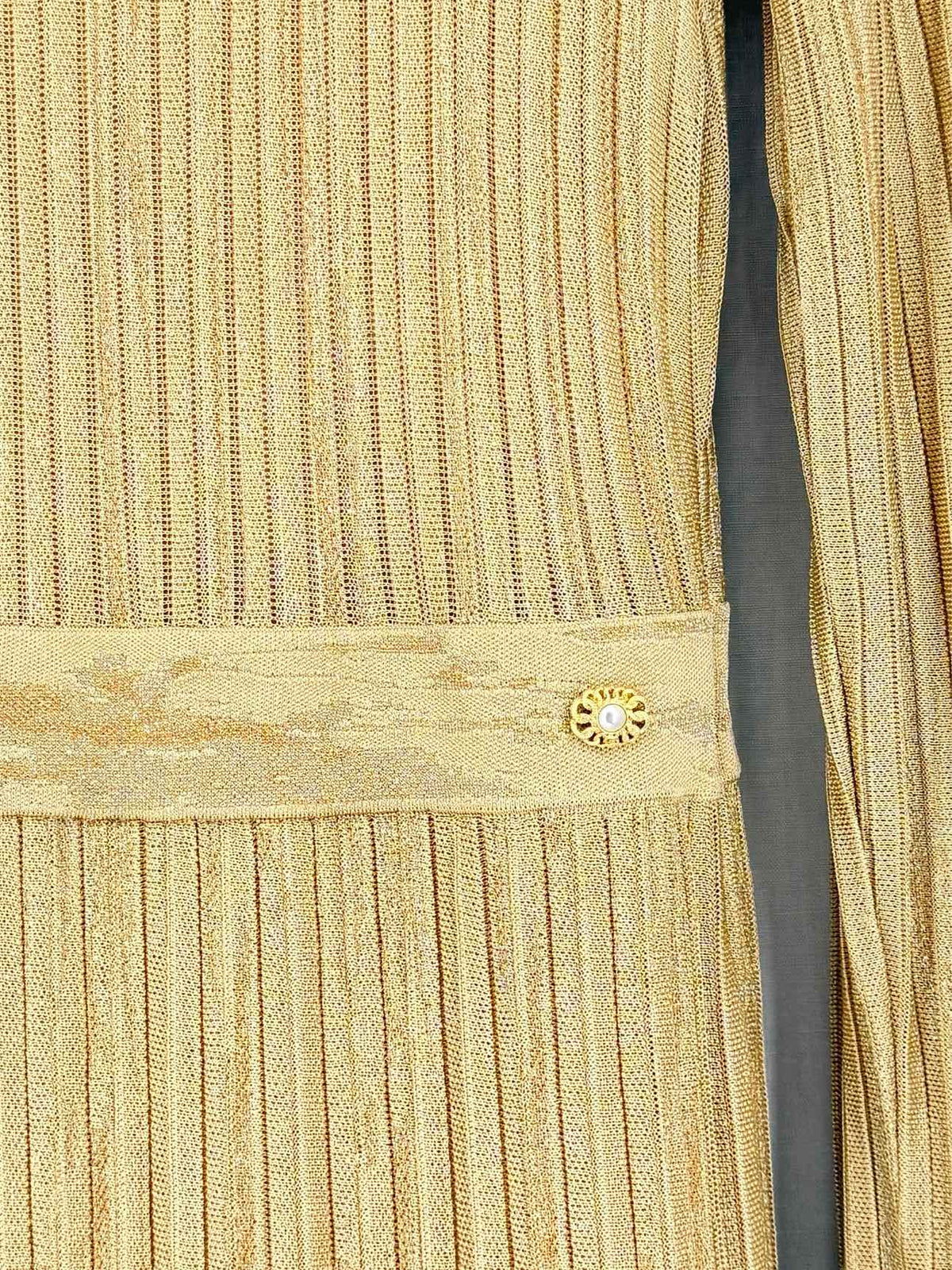 CHANEL 2016 Gold Size US 6 Long Dress