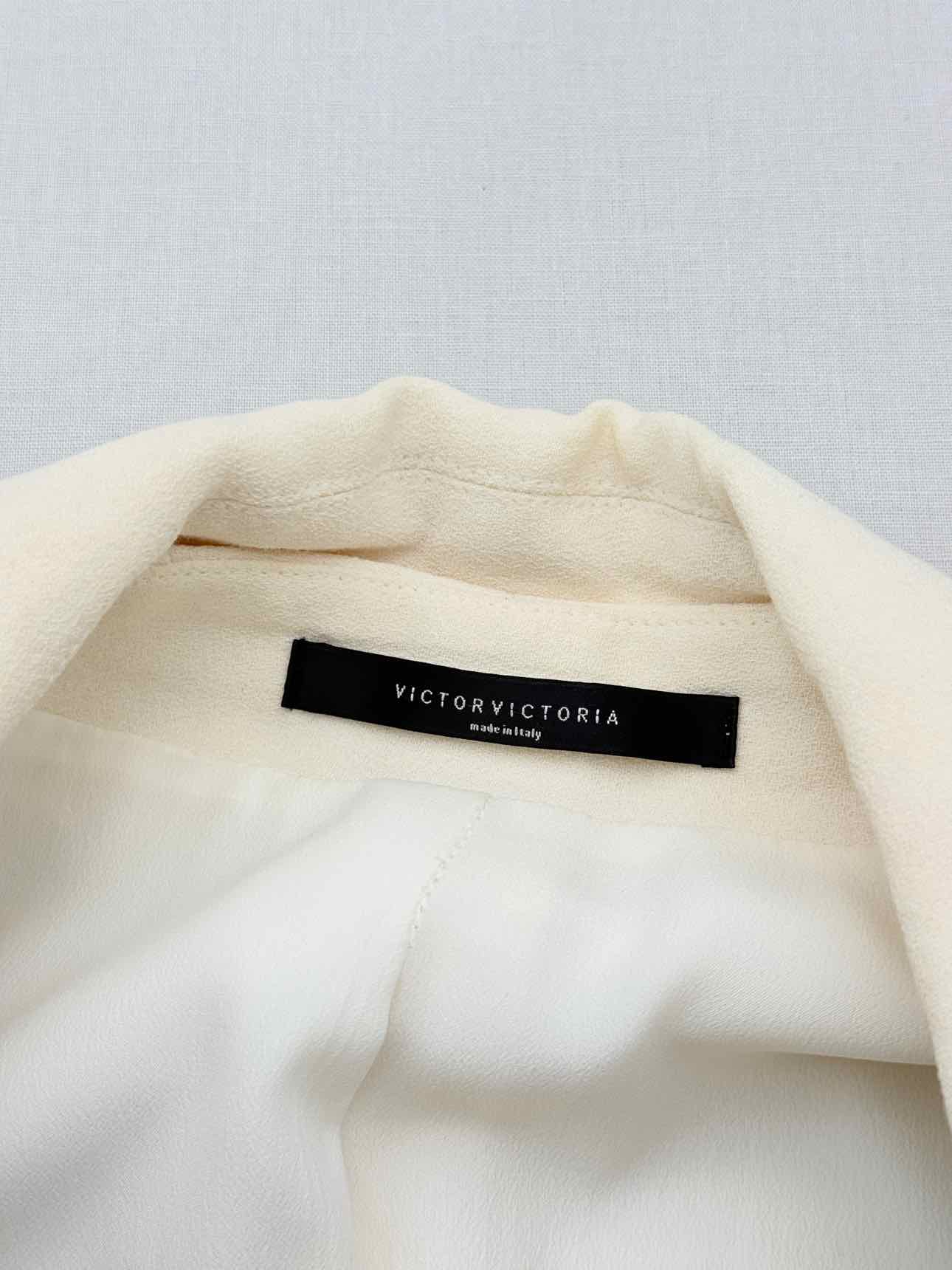 VICTOR VICTORIA Beige Size US 4 Jacket
