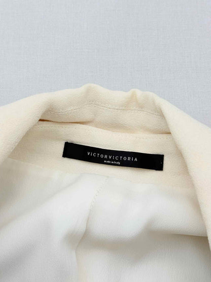 VICTOR VICTORIA Beige Size US 4 Jacket