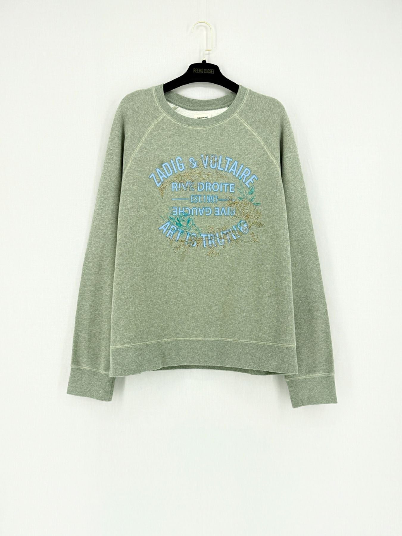 ZADIG & VOLTAIRE Green Size Large Sweatshirt
