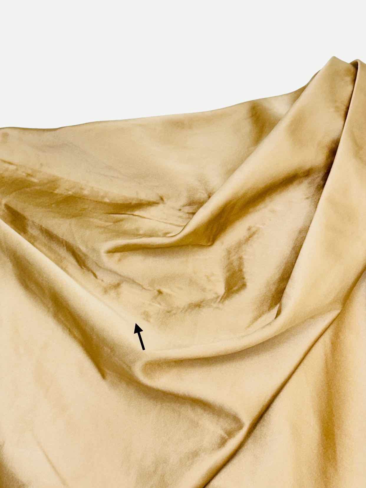 DINA BAR-EL Gold Size US 10 Knee Length Dress DINA BAR-EL Gold Size US 10 Knee Length Dress