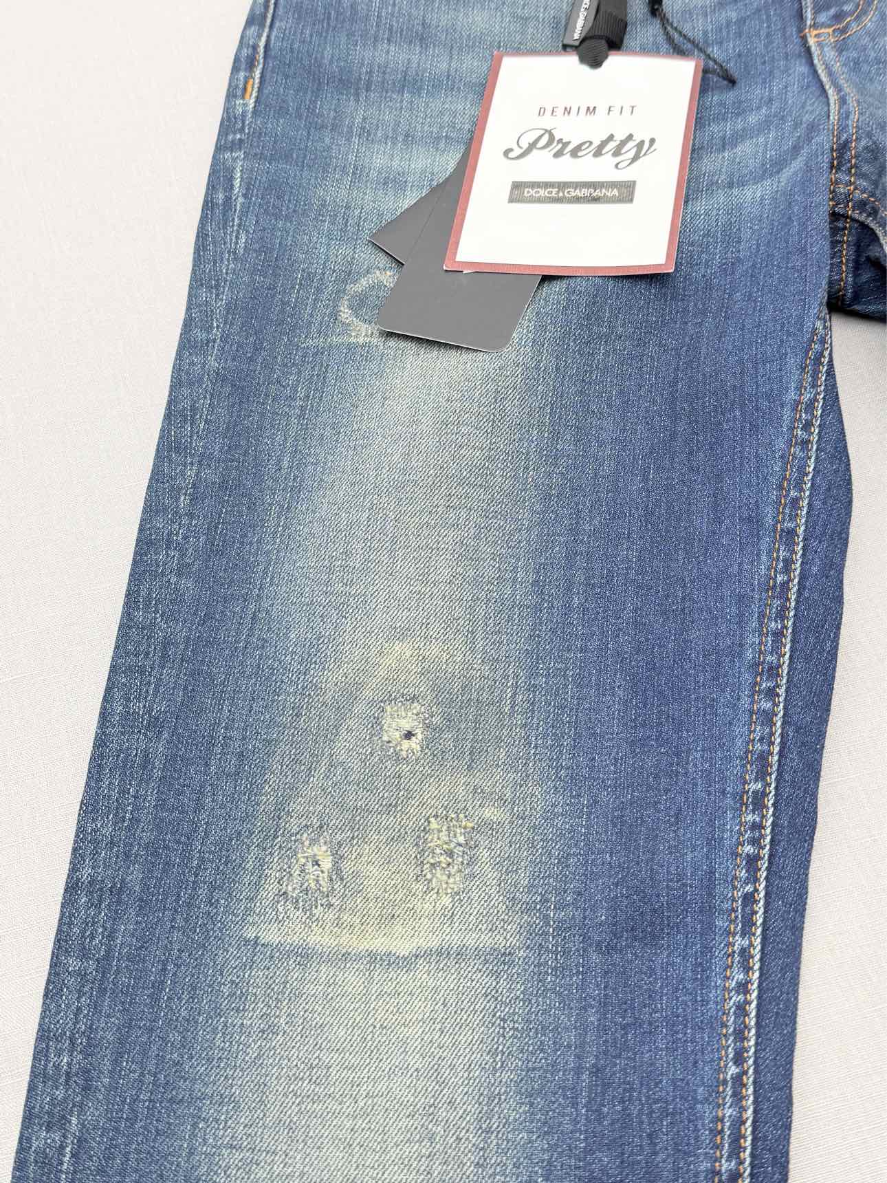 DOLCE & GABBANA Blue Washed Size 26 Jeans