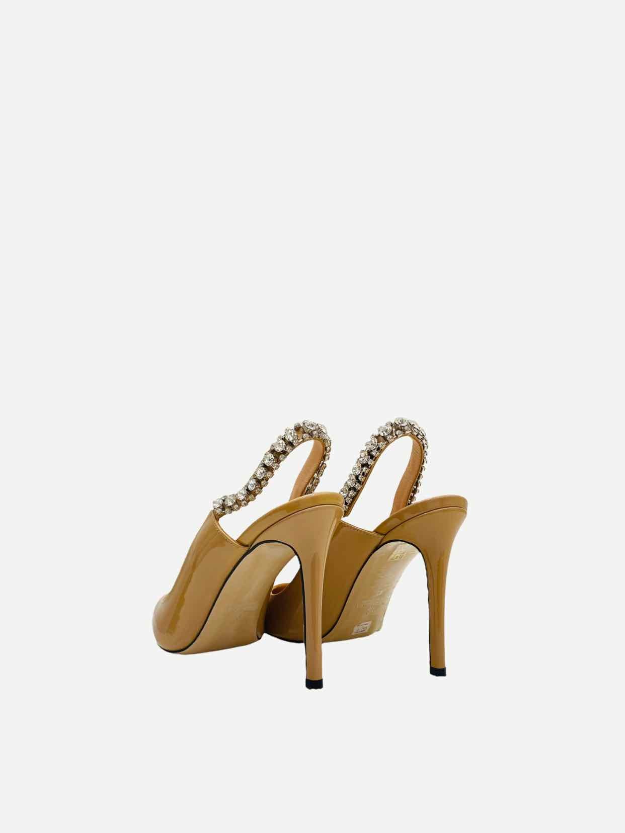 NIKO LANNI Beige Slingbacks