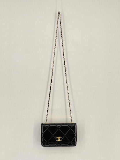 CHANEL Trendy CC WOC Black Quilted Shoulder Bag