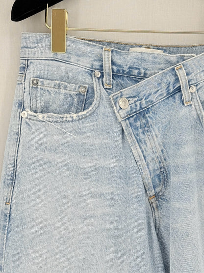AGOLDE Criss Cross Faded Blue Size 25 Jeans