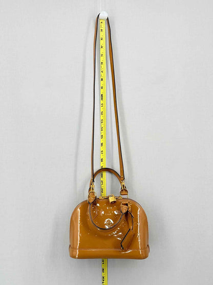 LOUIS VUITTON Alma Tan Monogram Top Handle