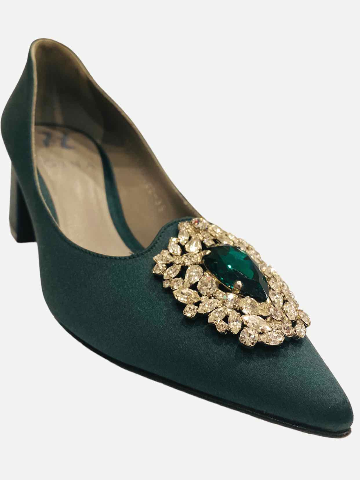 GINA Maxima Dark Green Pumps