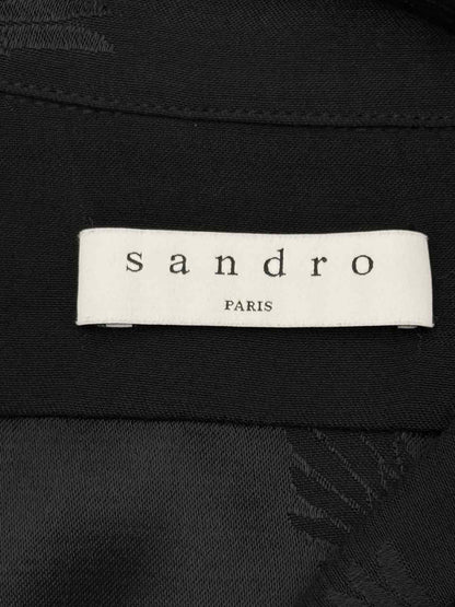 SANDRO Black Jacquard Size Small Outfit Set