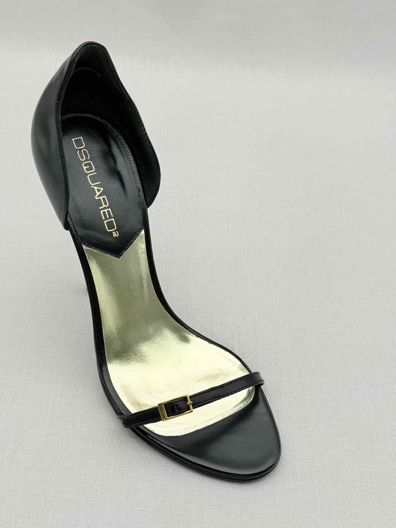 DSQUARED2 Black Size EU 36 Heeled Sandals