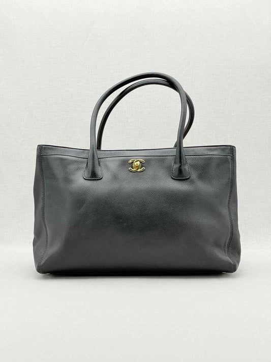 CHANEL Executive Cerf Black Tote Bag