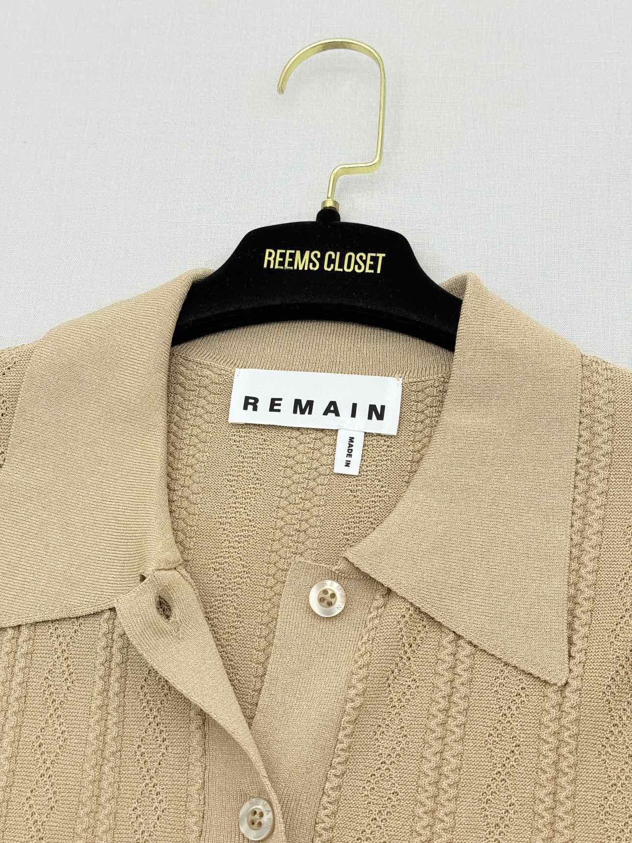 REMAIN Tan Rib Knit Size US 8 Outfit Set