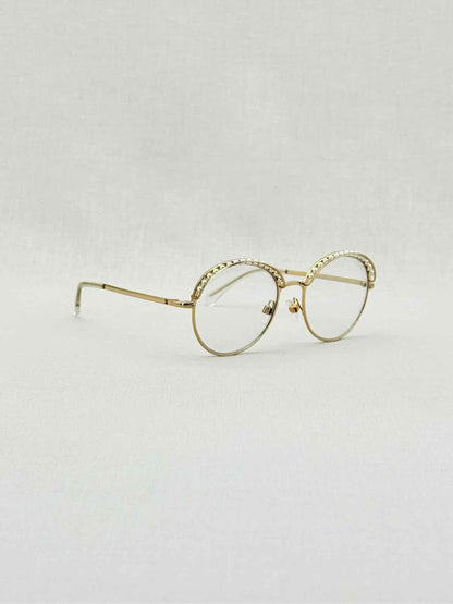 CHANEL Gold Tone Sunglasses