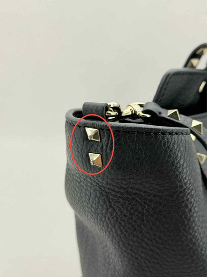 VALENTINO Rockstud Black Tote Bag