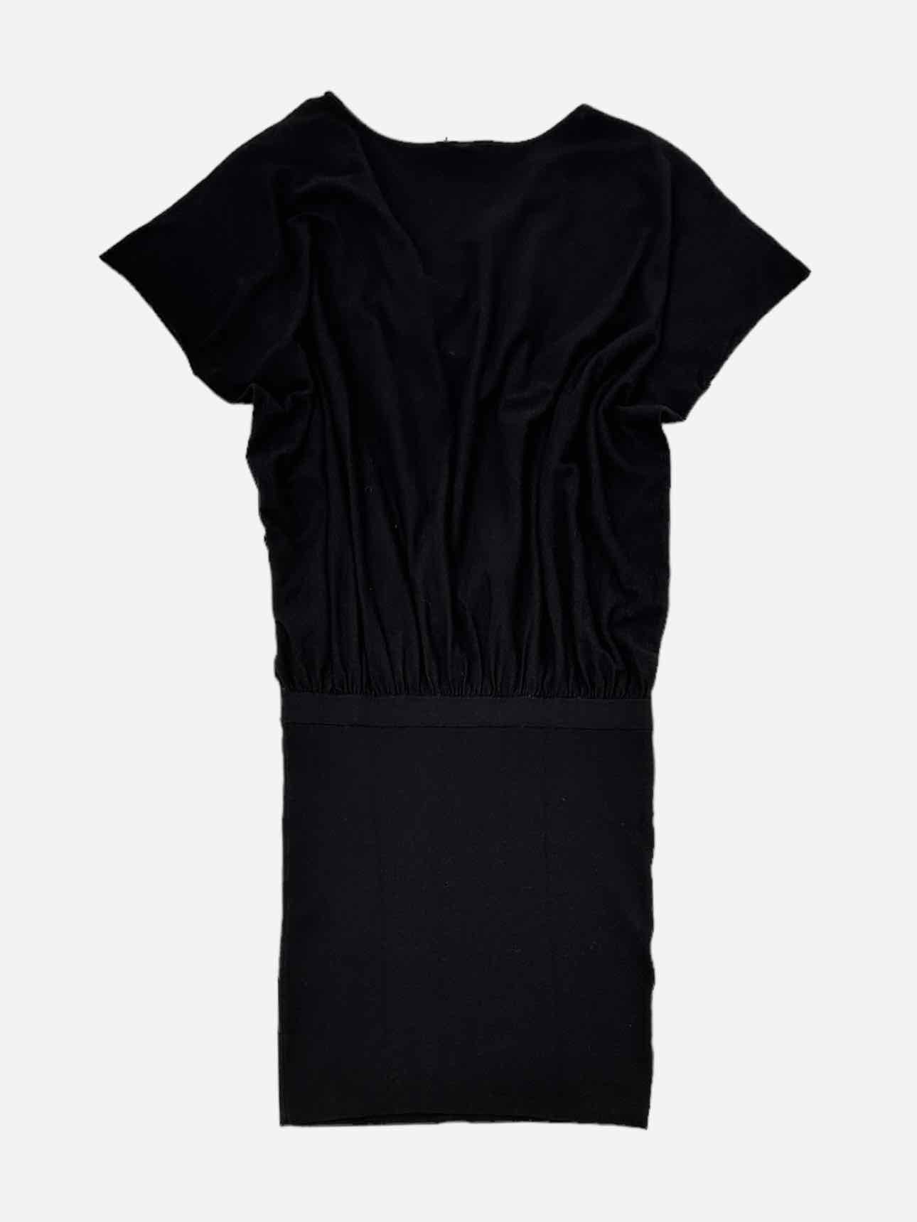 DONNA KARAN Mini Black Jumper Dress