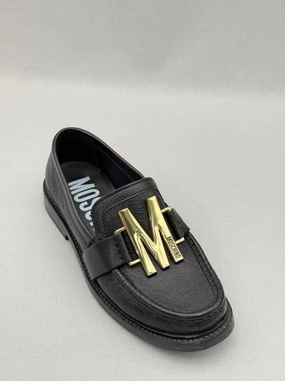 MOSCHINO College Black Size EU 37 Loafers