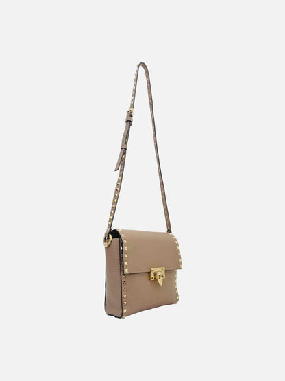 VALENTINO Rockstud Beige Shoulder Bag