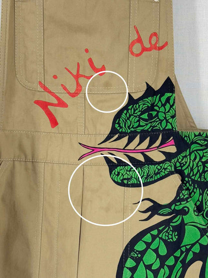 CHRISTIAN DIOR Dragon Beige & Green Size US 4 Overalls