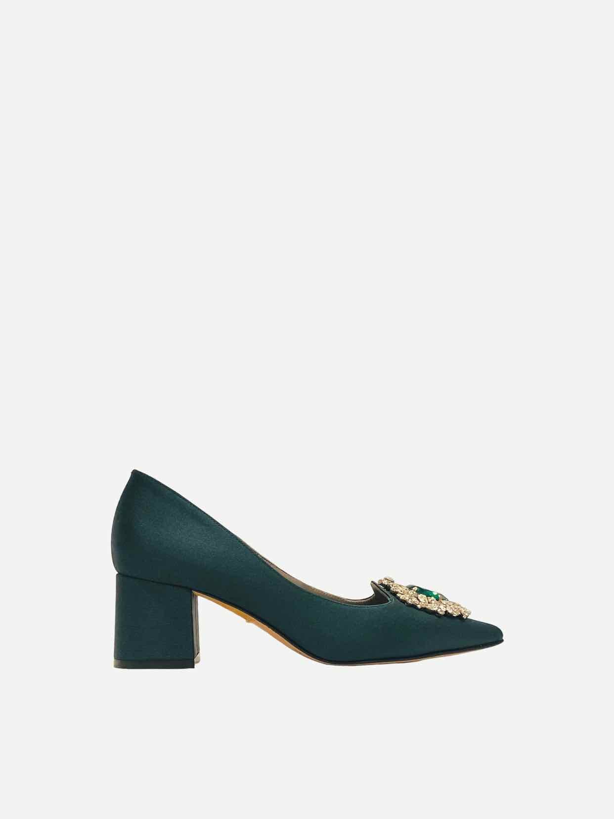 GINA Maxima Dark Green Pumps