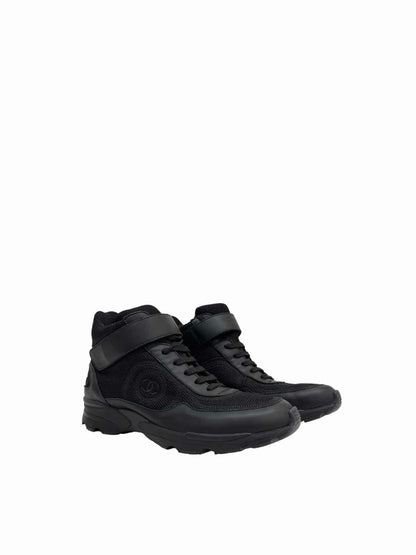 CHANEL Hi Top Black Size EU 36 Sneakers