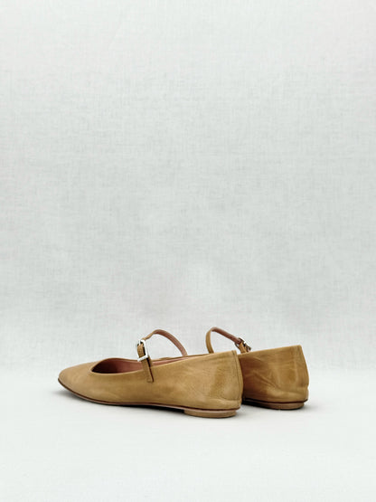 MAX & CO Mary Jane Beige Size EU 37 Ballet Flats