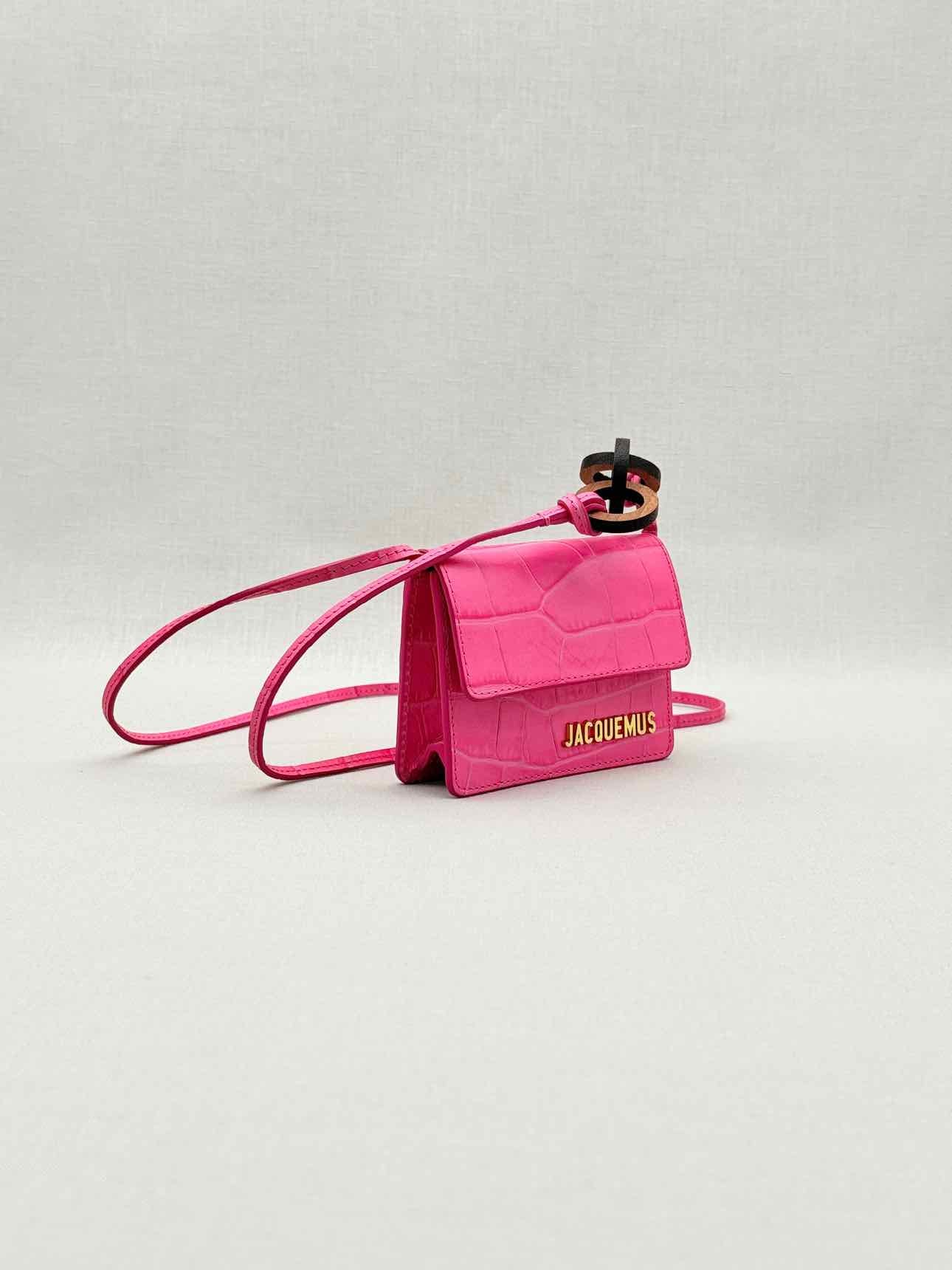 JACQUEMUS Le Riviera Pink Shoulder Bag