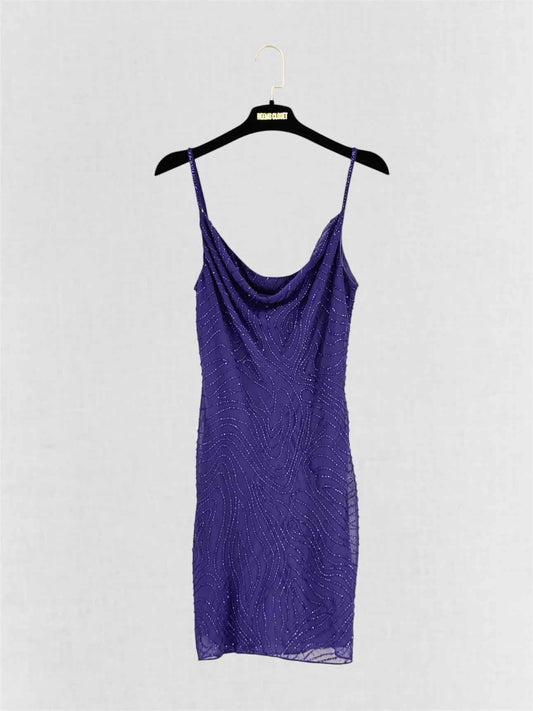 RAT & BOA Belina Purple Size XSmall Short Dress