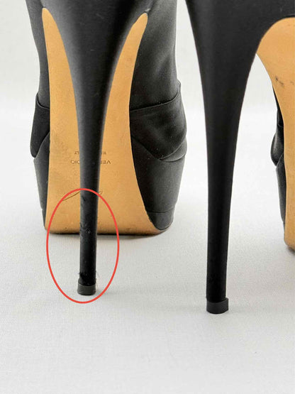 GIUSEPPE ZANOTTI Black Size EU 37.5 Open toe