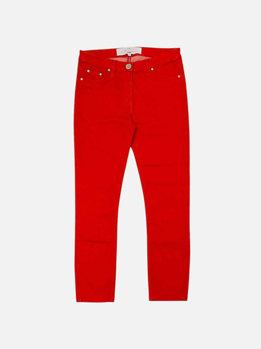 ELISABETTA FRANCHI Straight cut Red Jeans