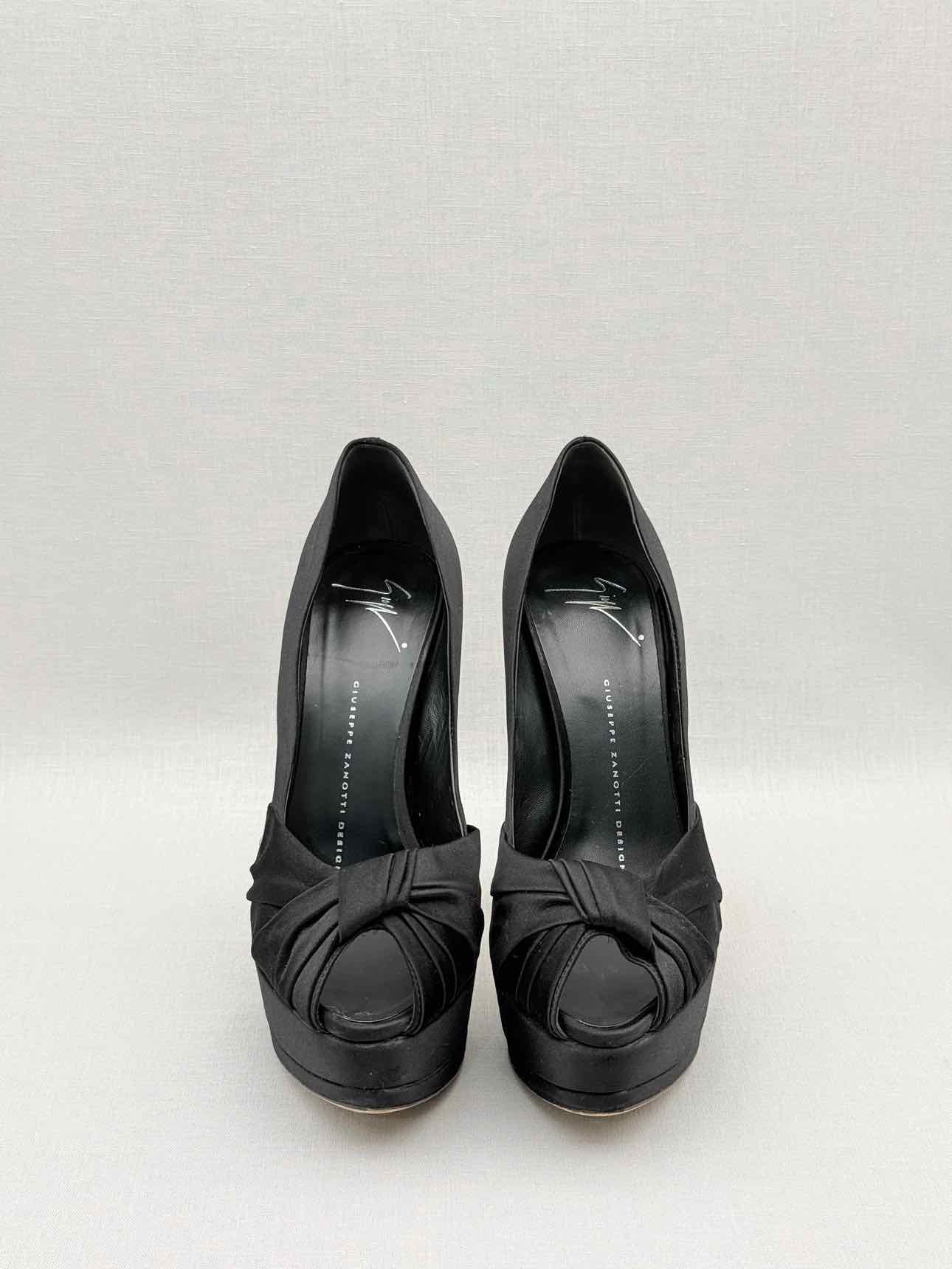 GIUSEPPE ZANOTTI Black Size EU 37.5 Open toe
