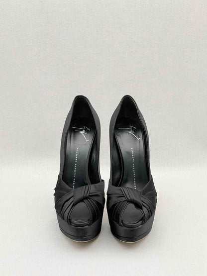 GIUSEPPE ZANOTTI Black Size EU 37.5 Open toe