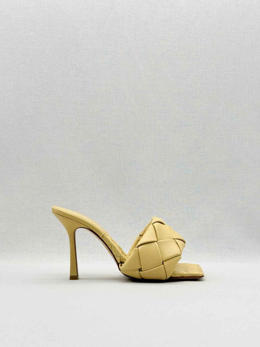 BOTTEGA VENETA Lido Beige Size EU 38.5 Mules