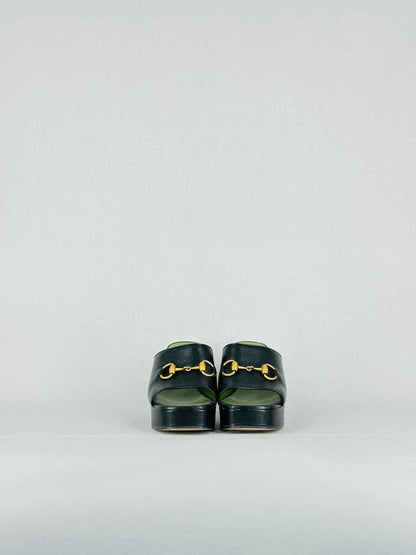 GUCCI Black Size EU 36 Mules