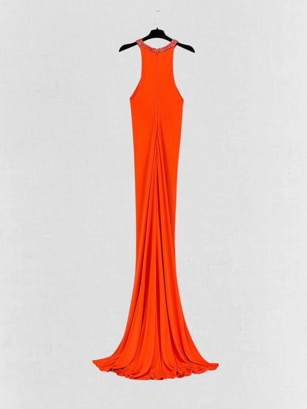 ROBERTO CAVALLI Red Orange Size US 8 Long Dress