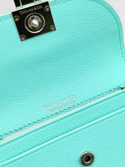 TIFFANY & CO T-Deco Tiffany Blue Card Case