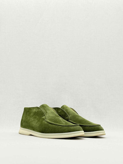 LORO PIANA Open Walk Green Size EU 39 Ankle Boots