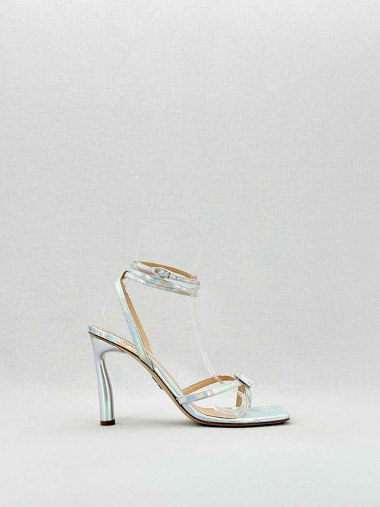 PAUL ANDREW Silver Size EU 39 Heeled Sandals