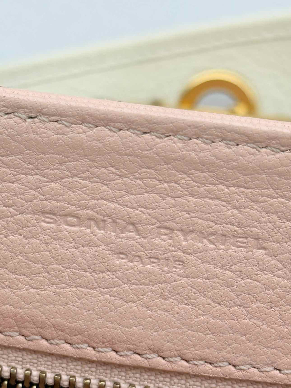 SONIA RYKIEL Peach Shoulder Bag