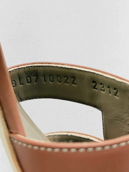 HERMES Oasis Gold Size EU 36 Heeled Sandals