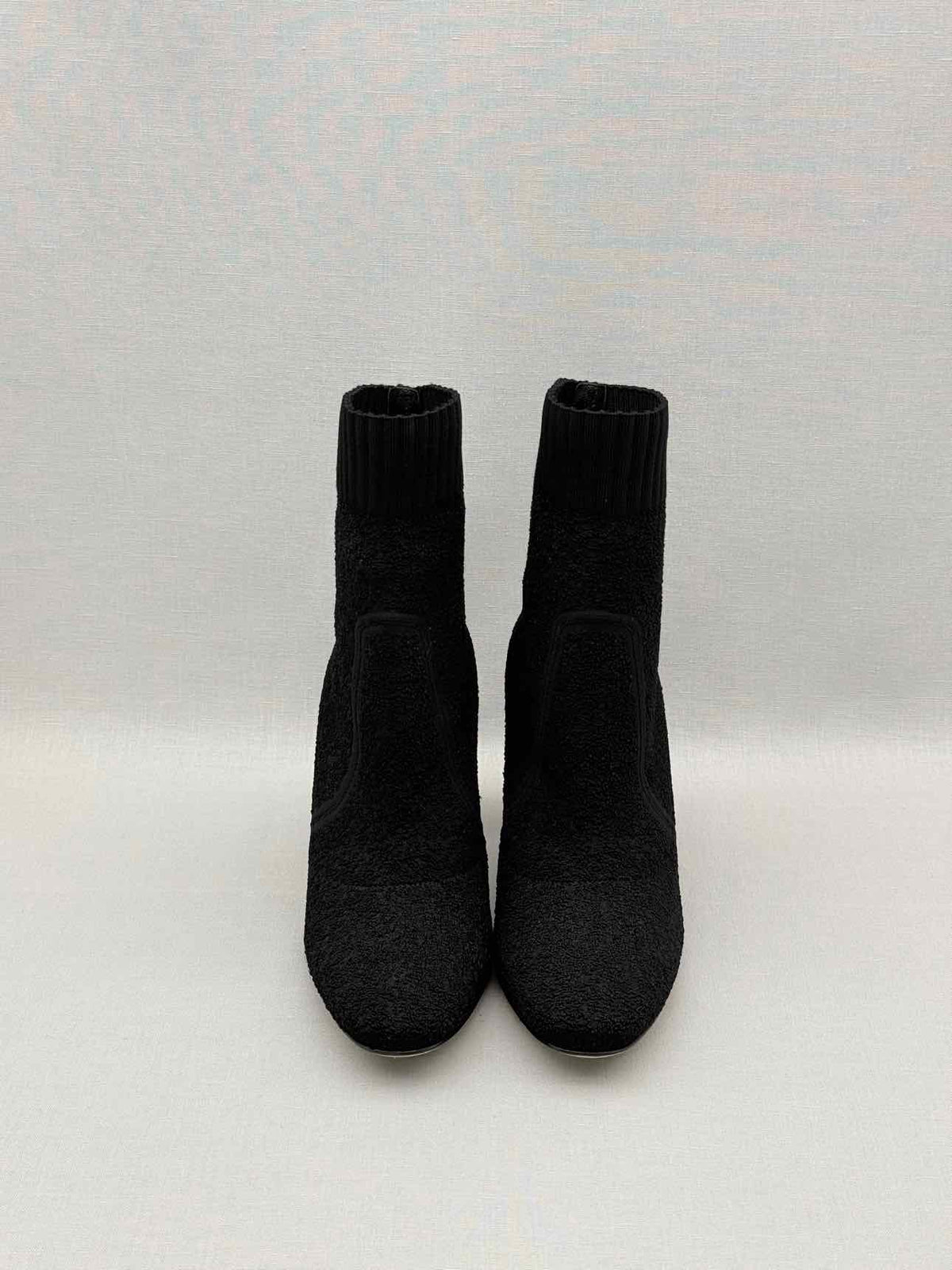 GIANVITO ROSSI Sock Black Size EU 37.5 Ankle Boots