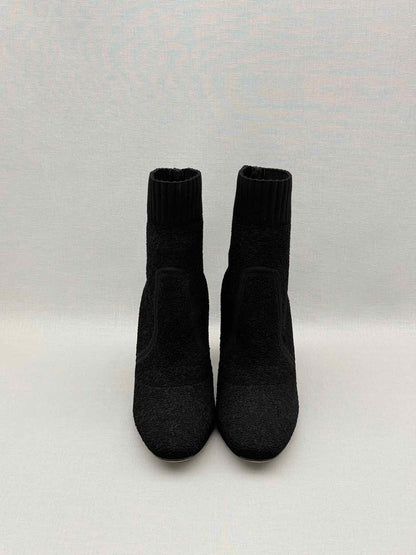 GIANVITO ROSSI Sock Black Size EU 37.5 Ankle Boots