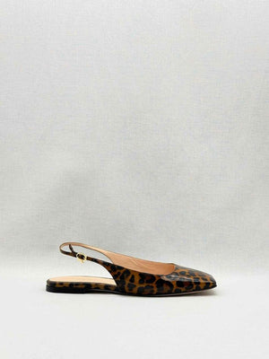 GIANVITO ROSSI Brown & Black Size EU 39 Ballet Flats