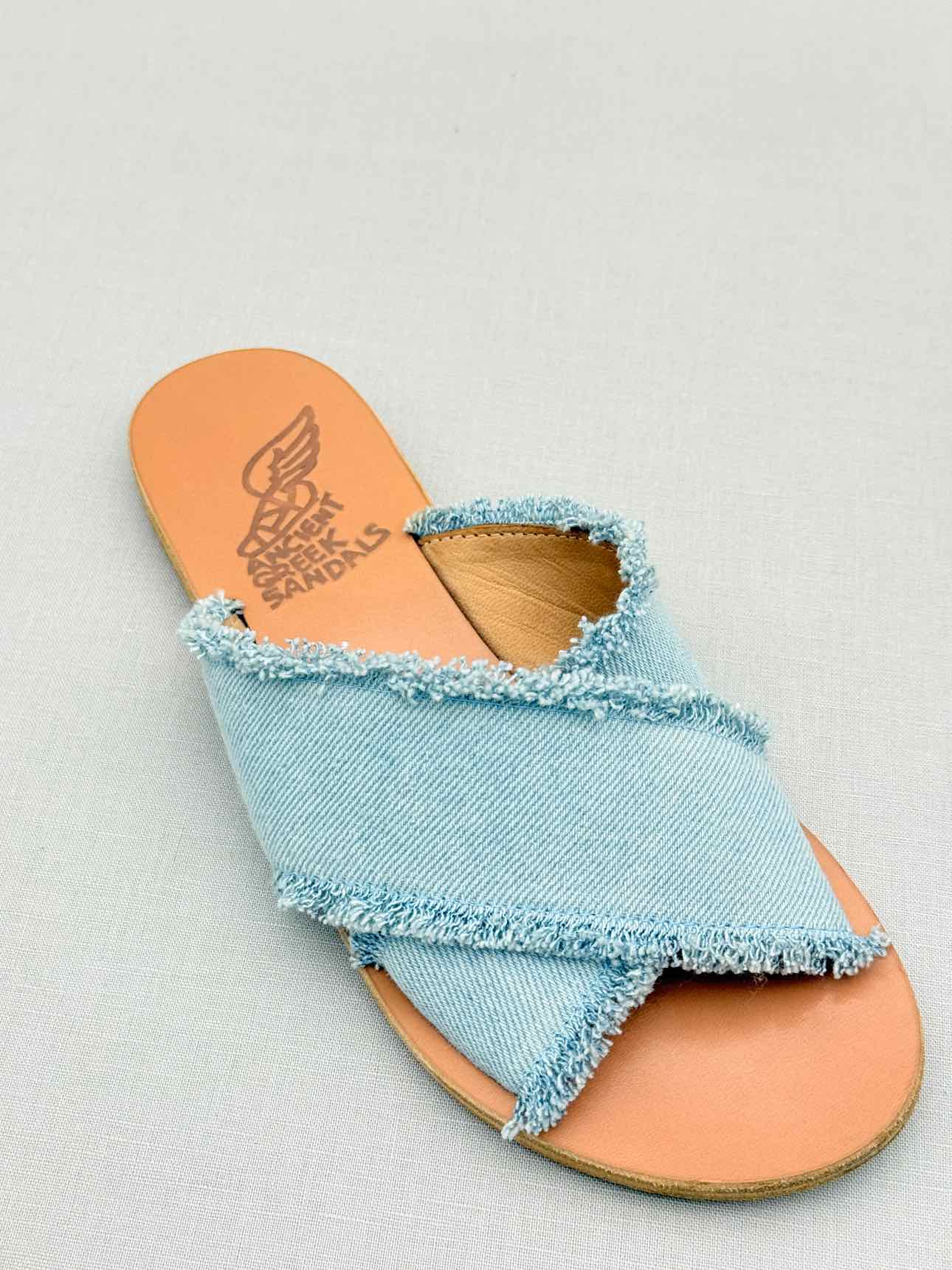 ANCIENT GREEK SANDALS Thais Blue Size EU 37 Sandals