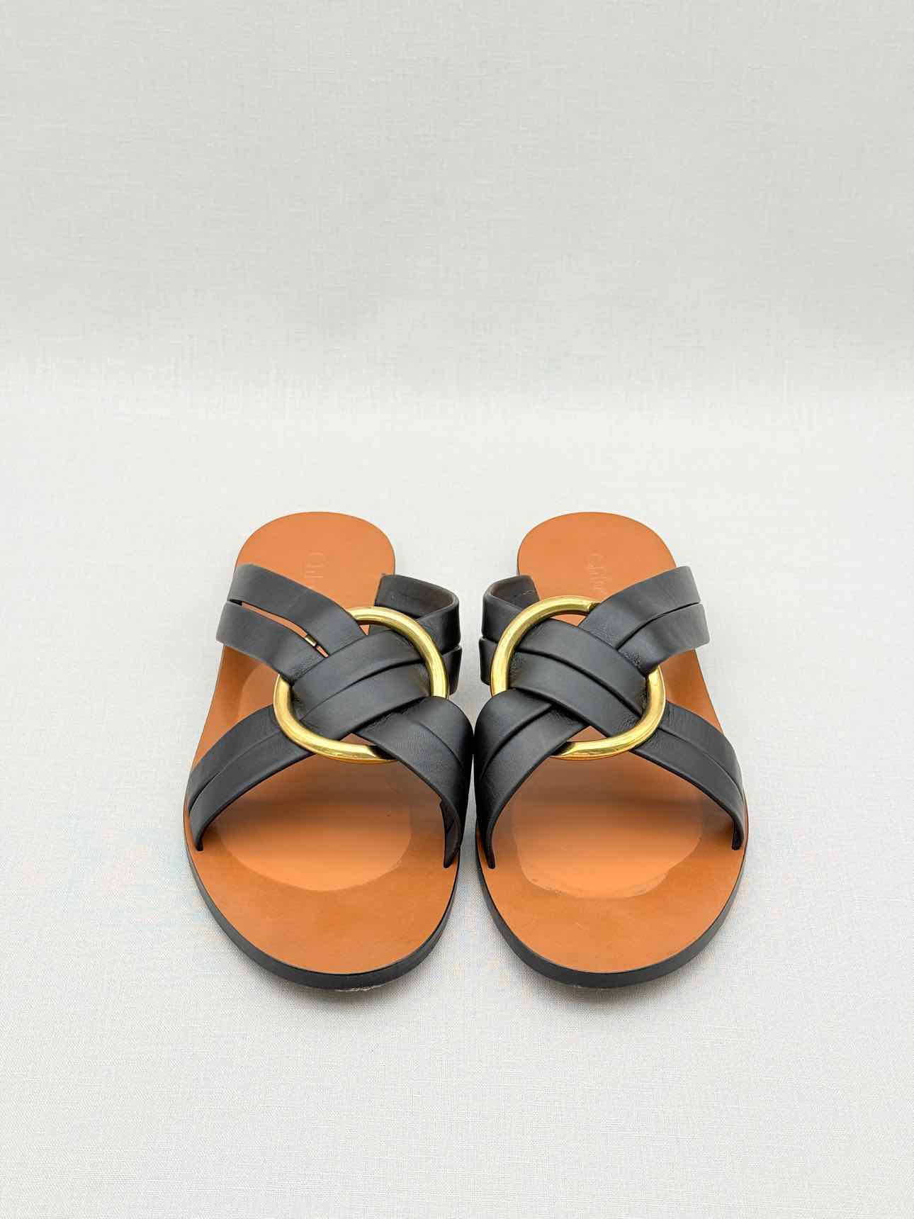 CHLOE Rony Black Size EU 40 Sandals