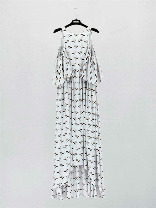 REBECCA MINKOFF Robbie Printed Size Small Long Dress