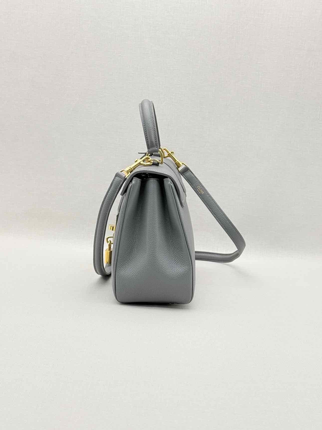 CELINE 16 Grey Top Handle